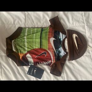 Nike 2 piece football onsie